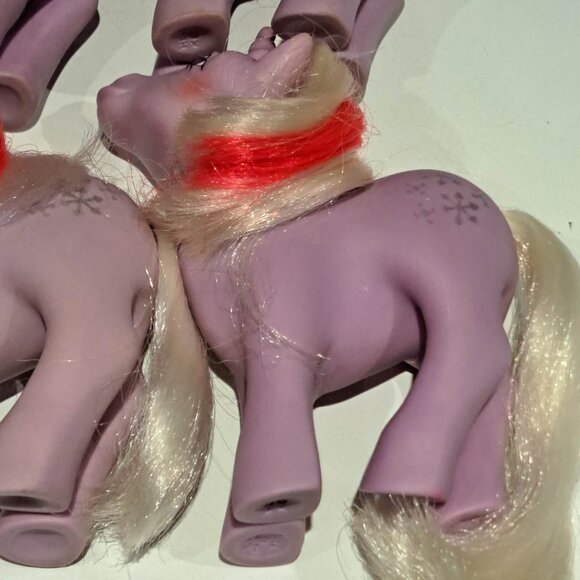 Lot of 5 vintage my little pony Powders MLP G1 toy horses - Picture 4 of 9